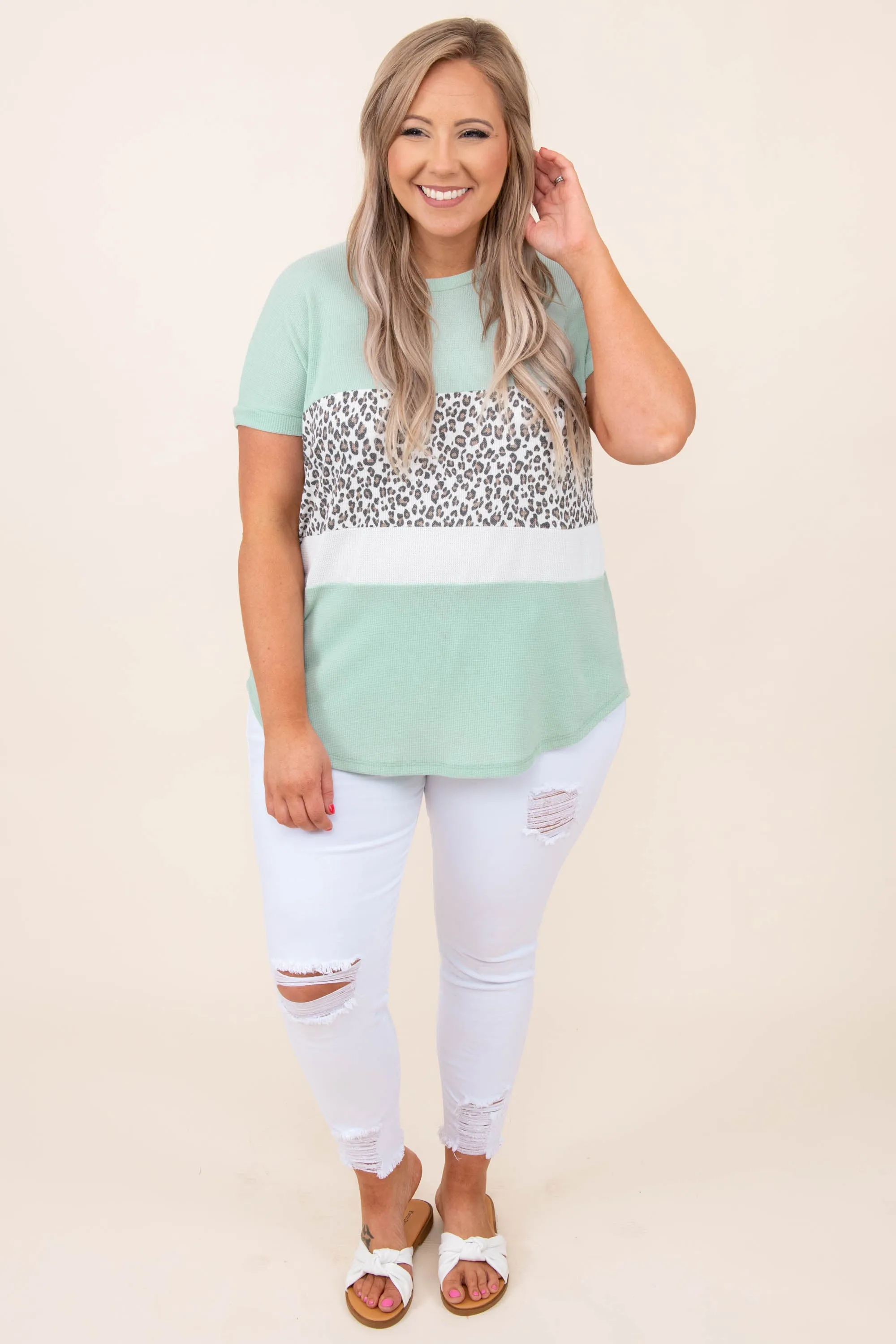 Secret Crushes Top, Mint