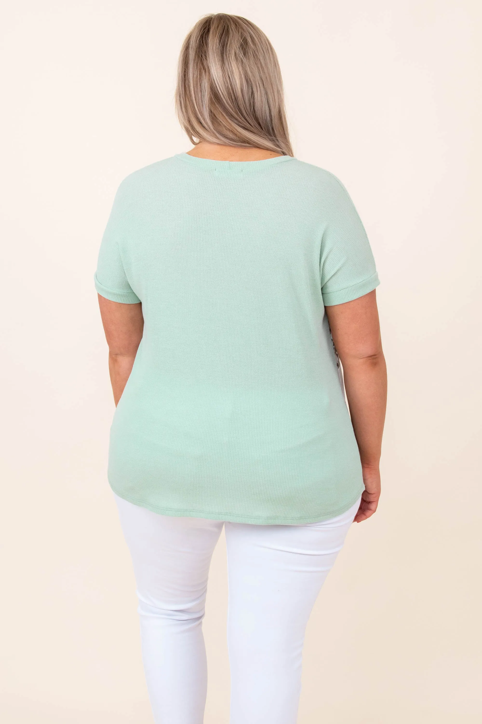 Secret Crushes Top, Mint