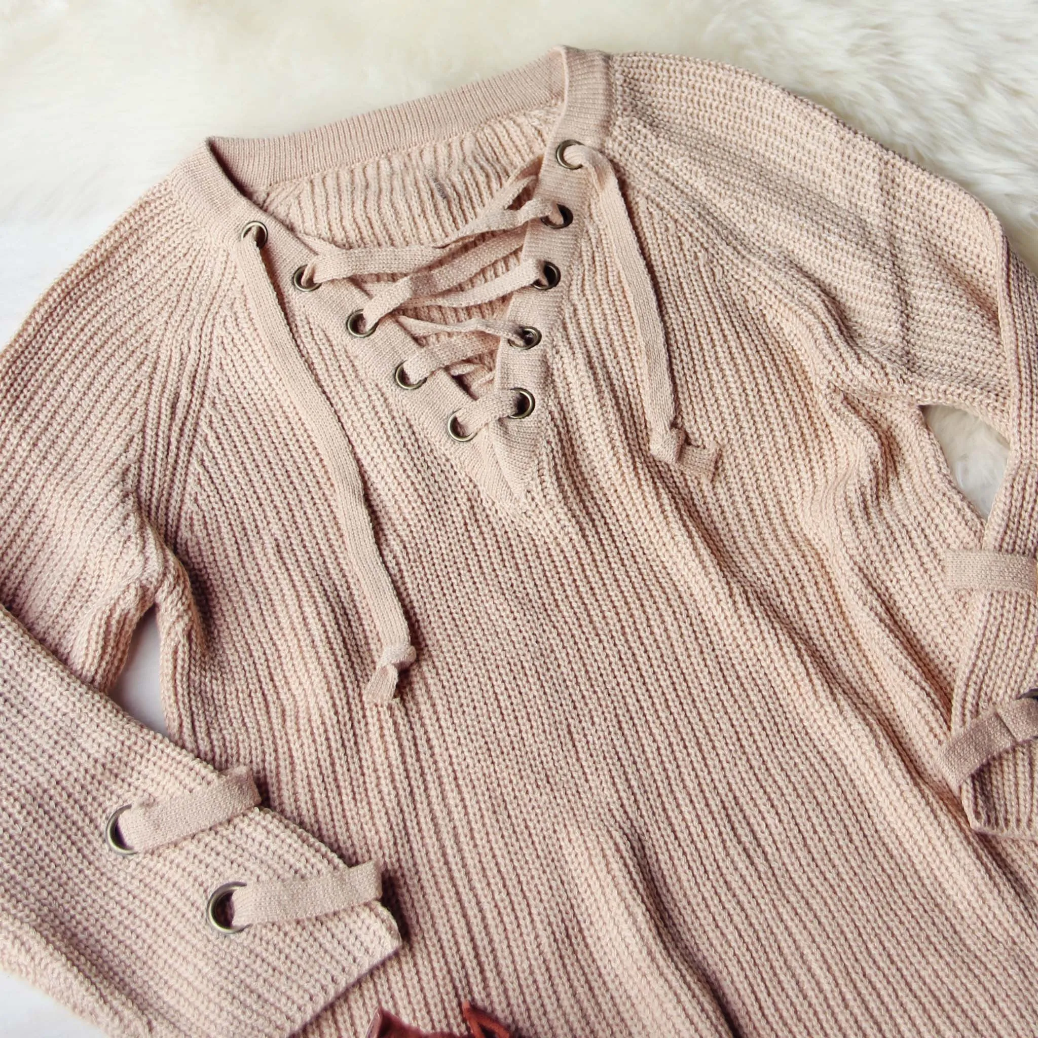 Stevie Lace-Up Sweater (wholesale)