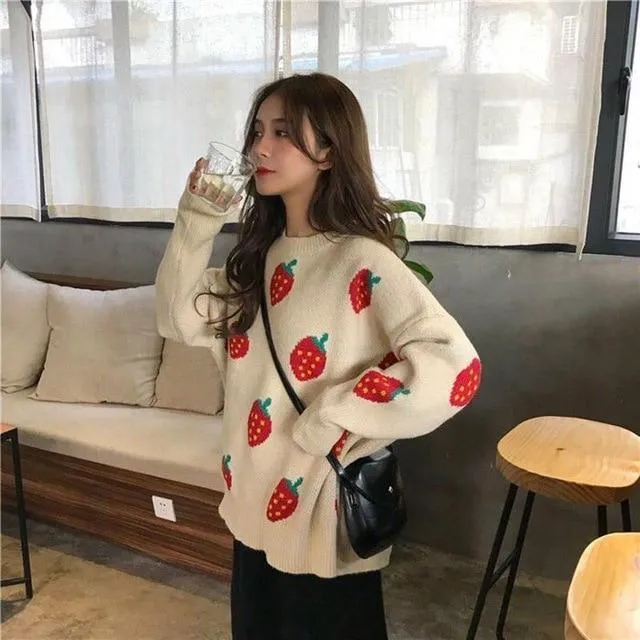 Strawberry Sweater