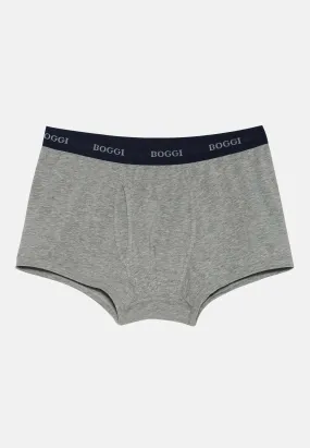 Stretch Cotton Jersey Boxer Shorts