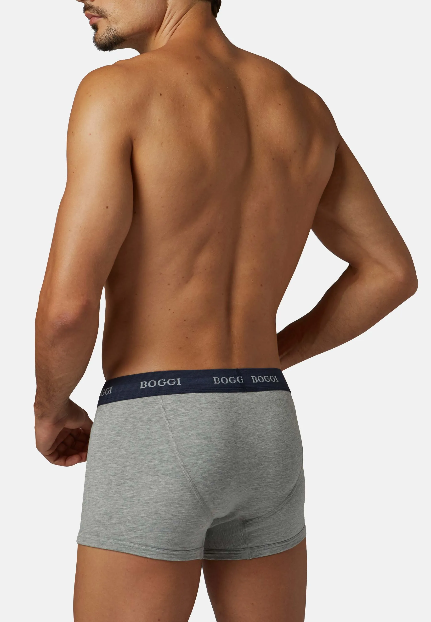 Stretch Cotton Jersey Boxer Shorts