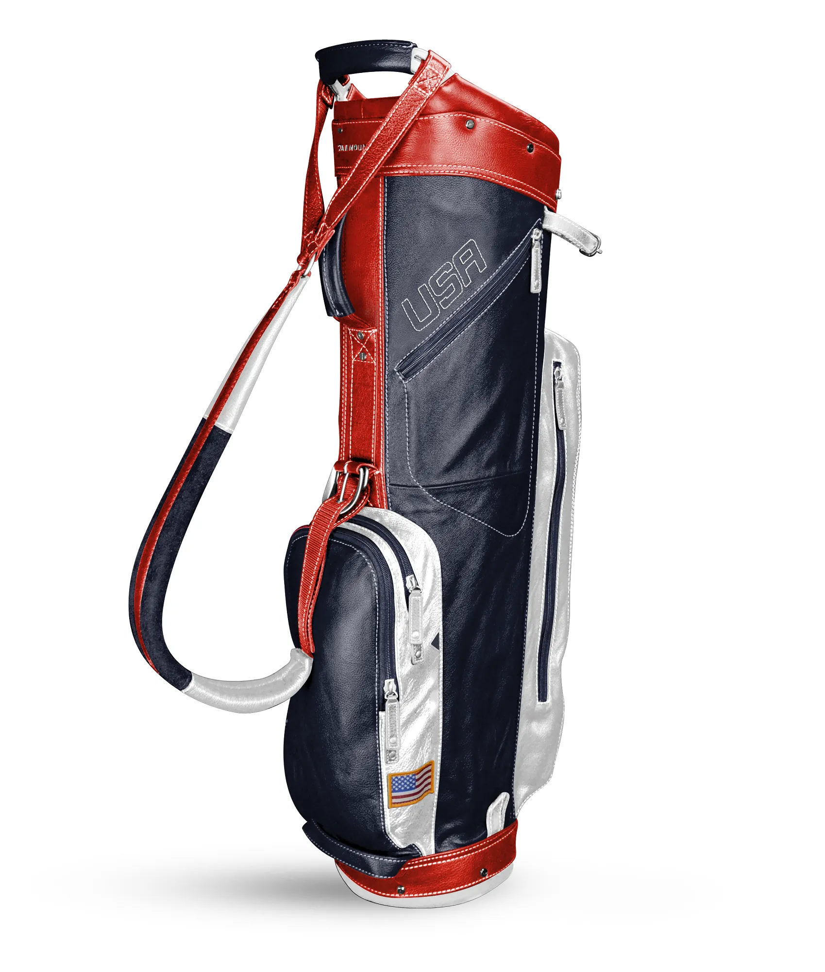 Sun Mountain Golf Leather Cart Bag