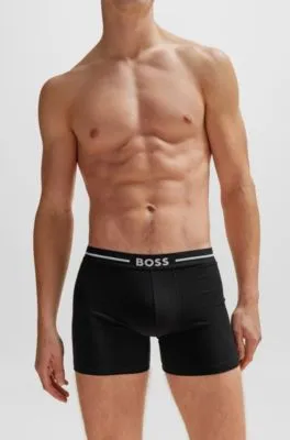 Three-pack of boxer briefs in stretch cotton