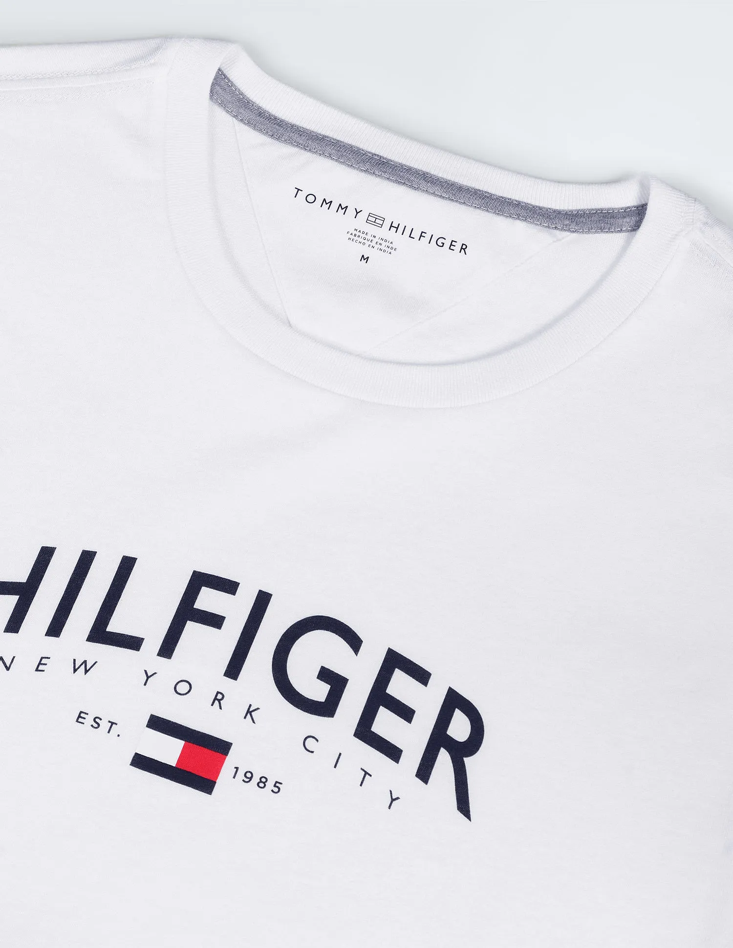 Tommy Hilfiger Brand Print Pure Cotton T-Shirt