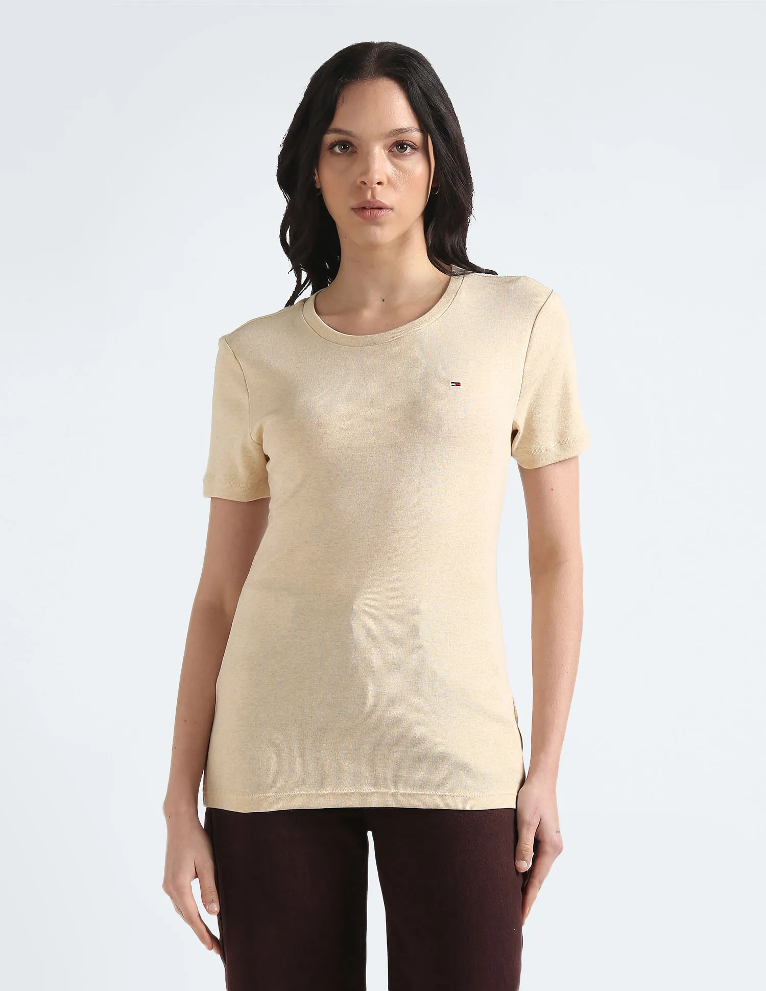 Tommy Hilfiger Crew Neck Pure Cotton T-Shirt