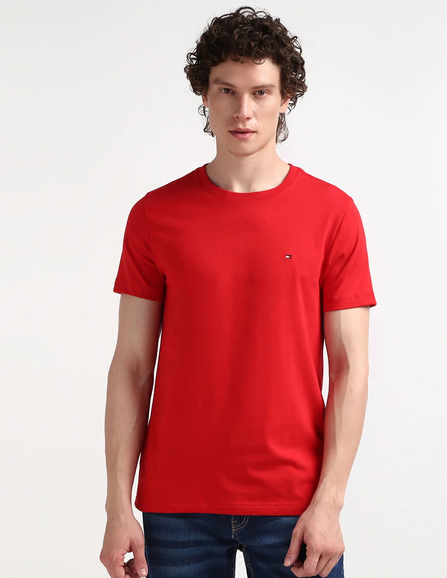 Tommy Hilfiger Pure Cotton Essential Solid T-Shirt