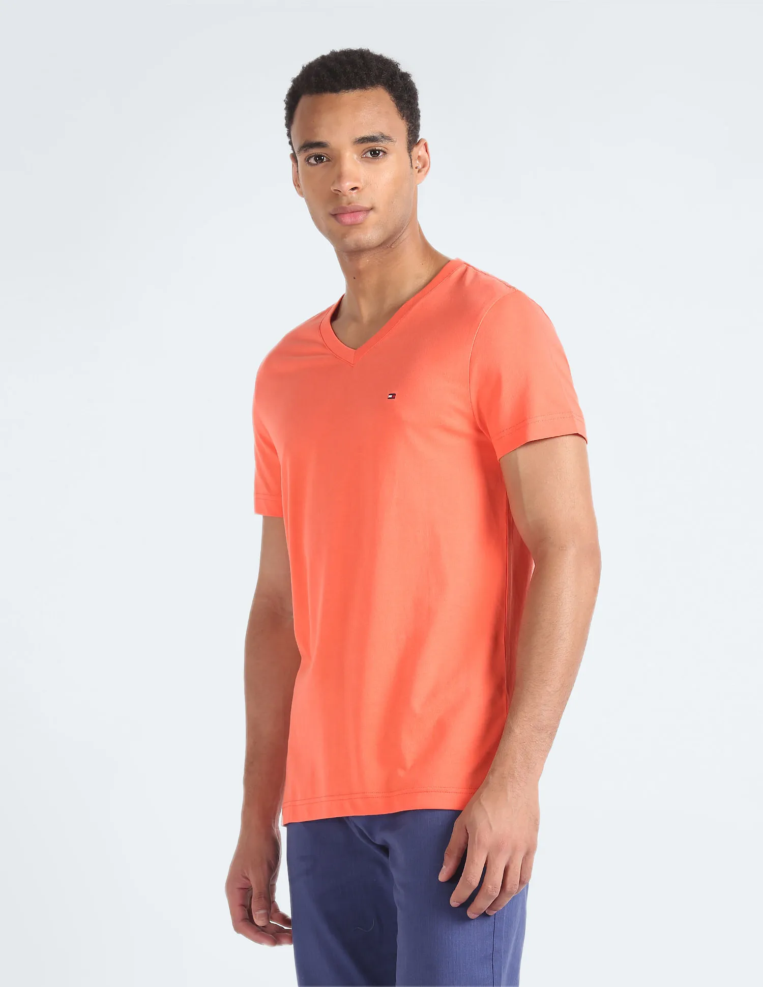 Tommy Hilfiger Pure Cotton Essential V-Neck T-Shirt