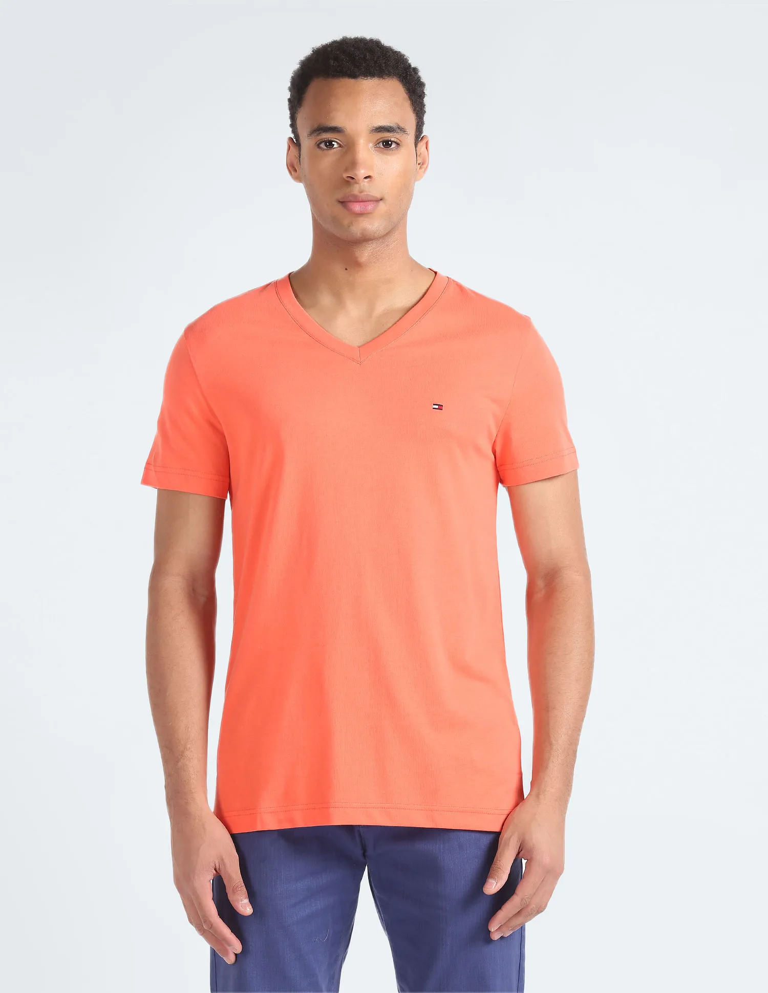 Tommy Hilfiger Pure Cotton Essential V-Neck T-Shirt