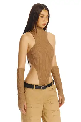 Topaz Bodysuit - Tan