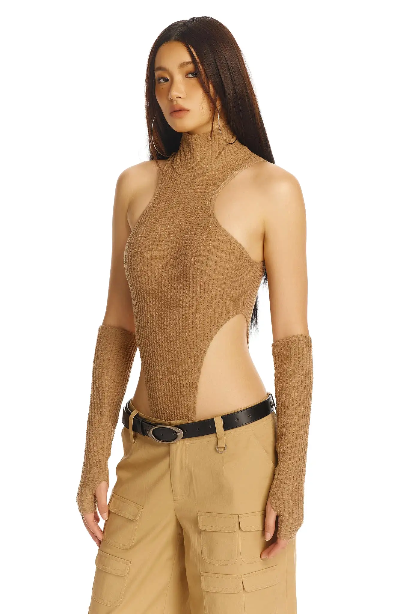 Topaz Bodysuit - Tan