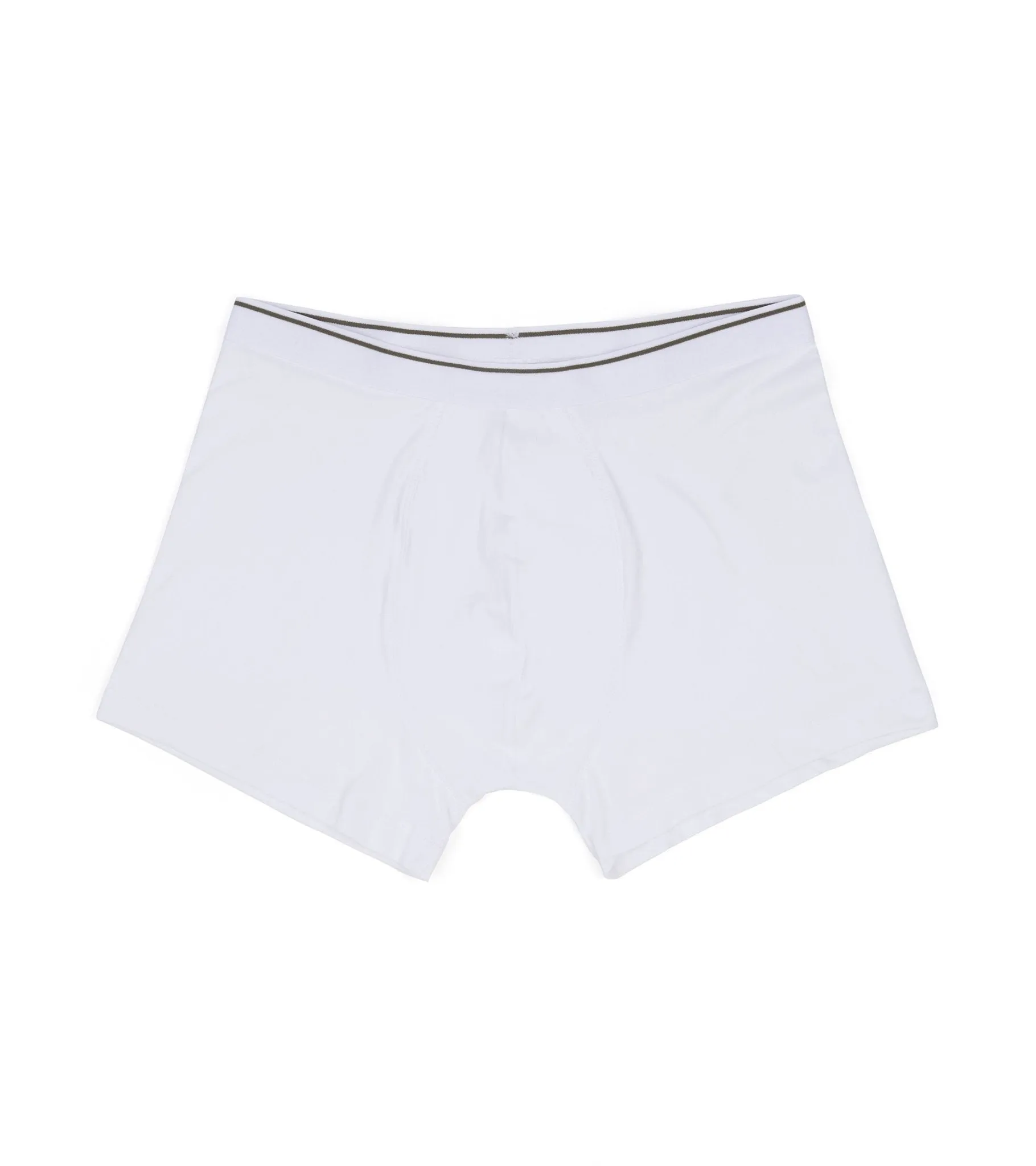 Trunk 2 Pack Organic Cotton Boxer Briefs: White