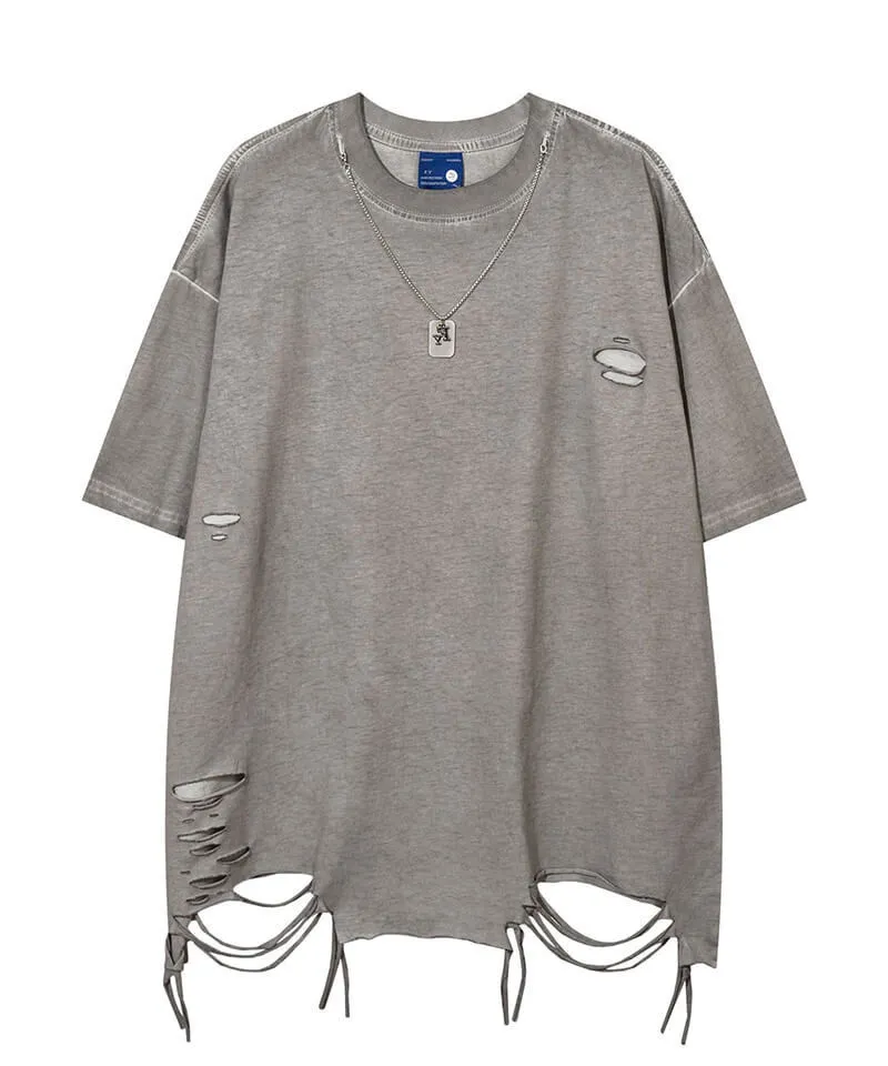 URKOOL  |Street Style Plain Cotton Short Sleeves Oversized