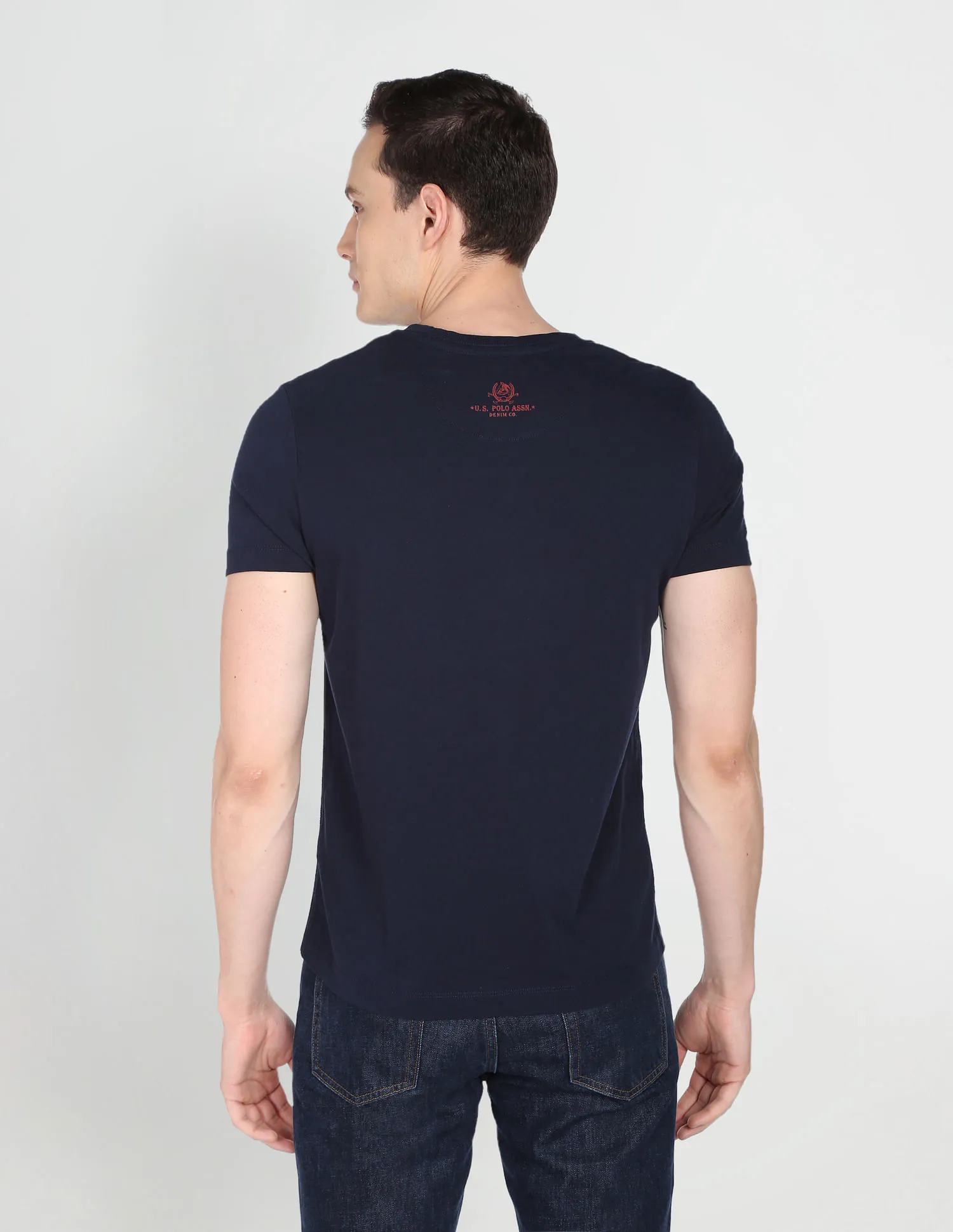 U.S. Polo Assn. Denim Co. Pure Cotton Graphic Print T-Shirt