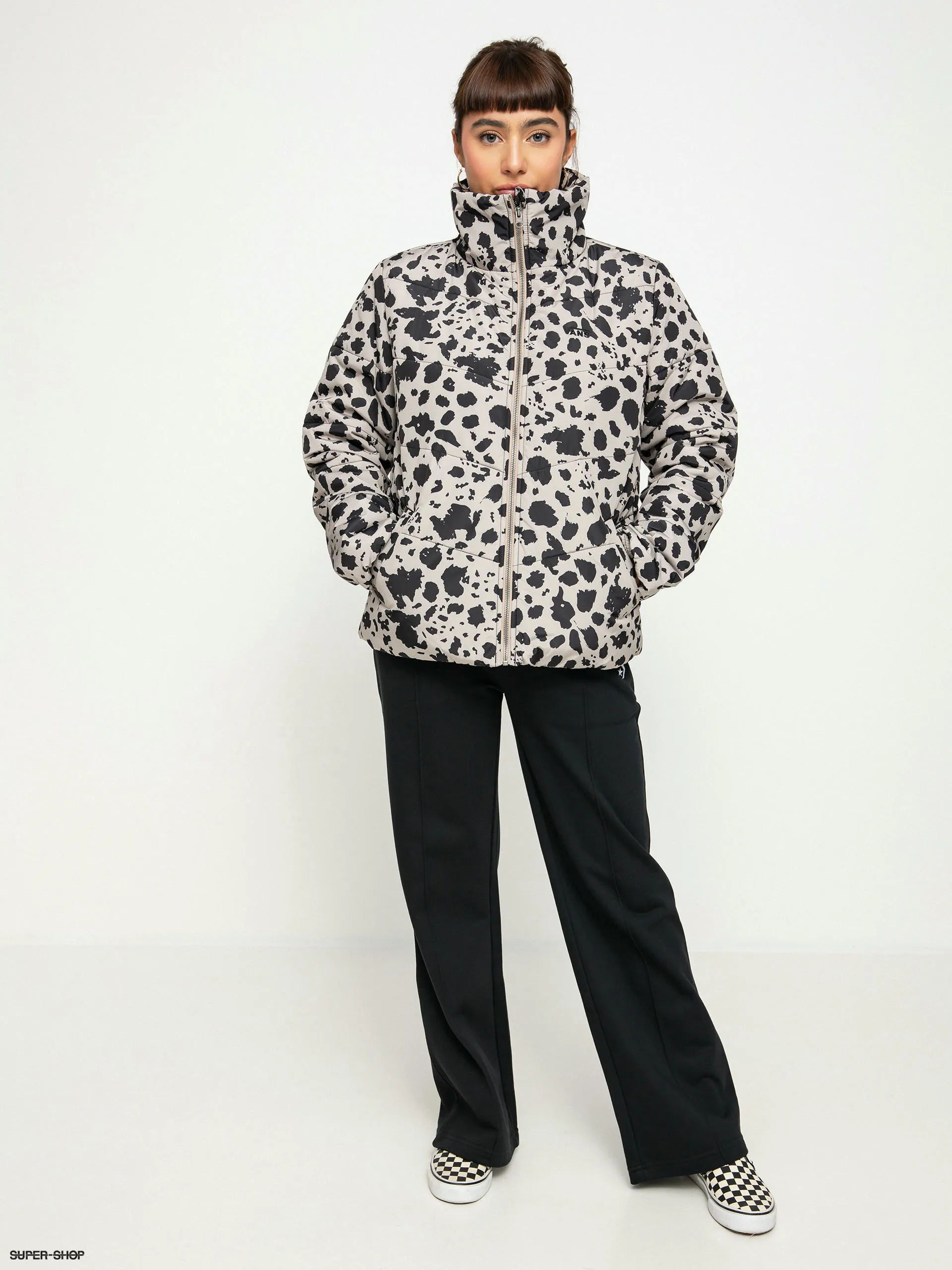 Vans Foundry Print Puff MTE Jacket Wmn (dotty animal black)