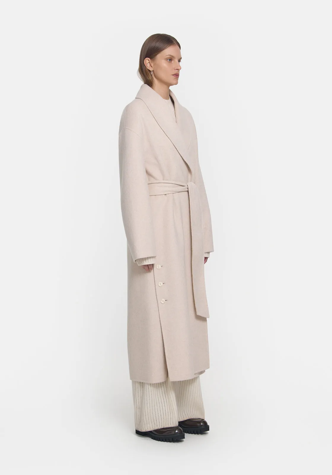  Viktoria & Woods      Ascension Coat - Ivory Marl 