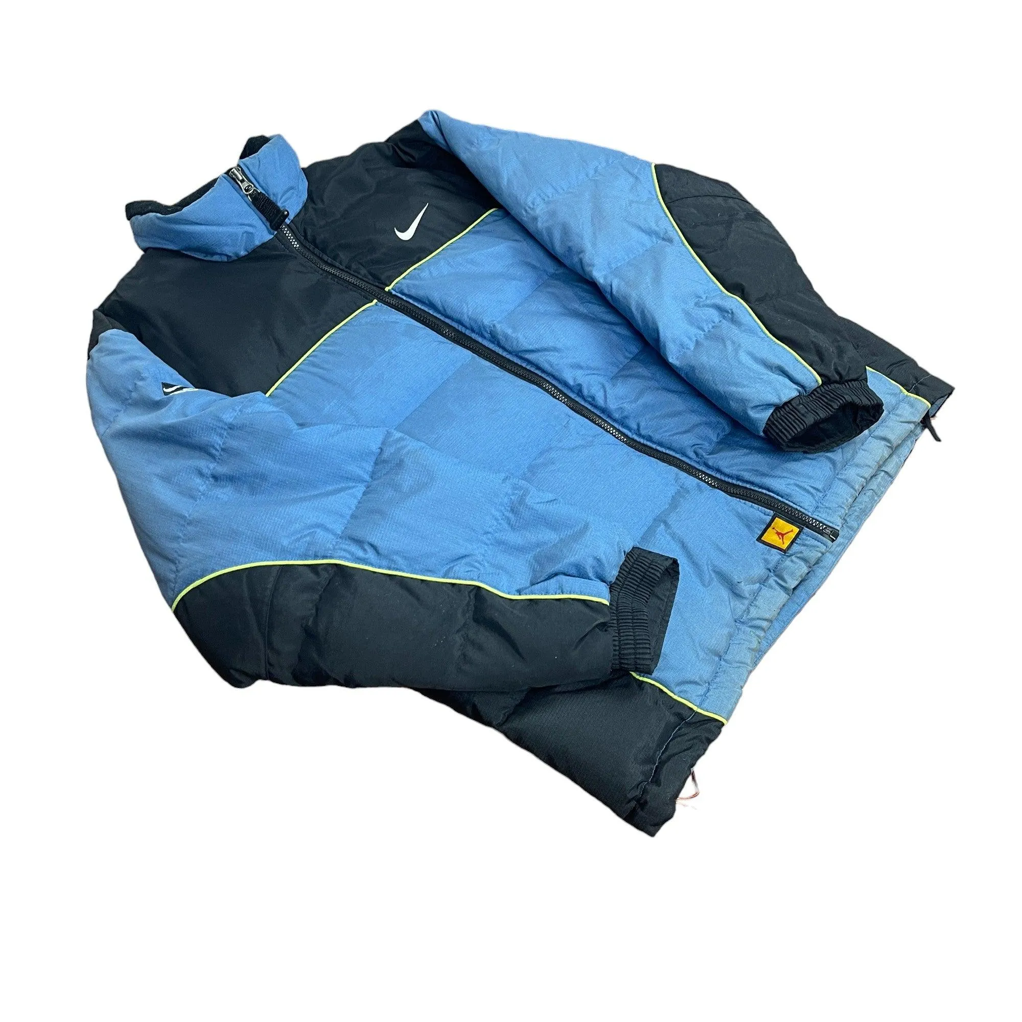 Vintages 90s Blue + Black Nike ACG Puffer Coat - Large