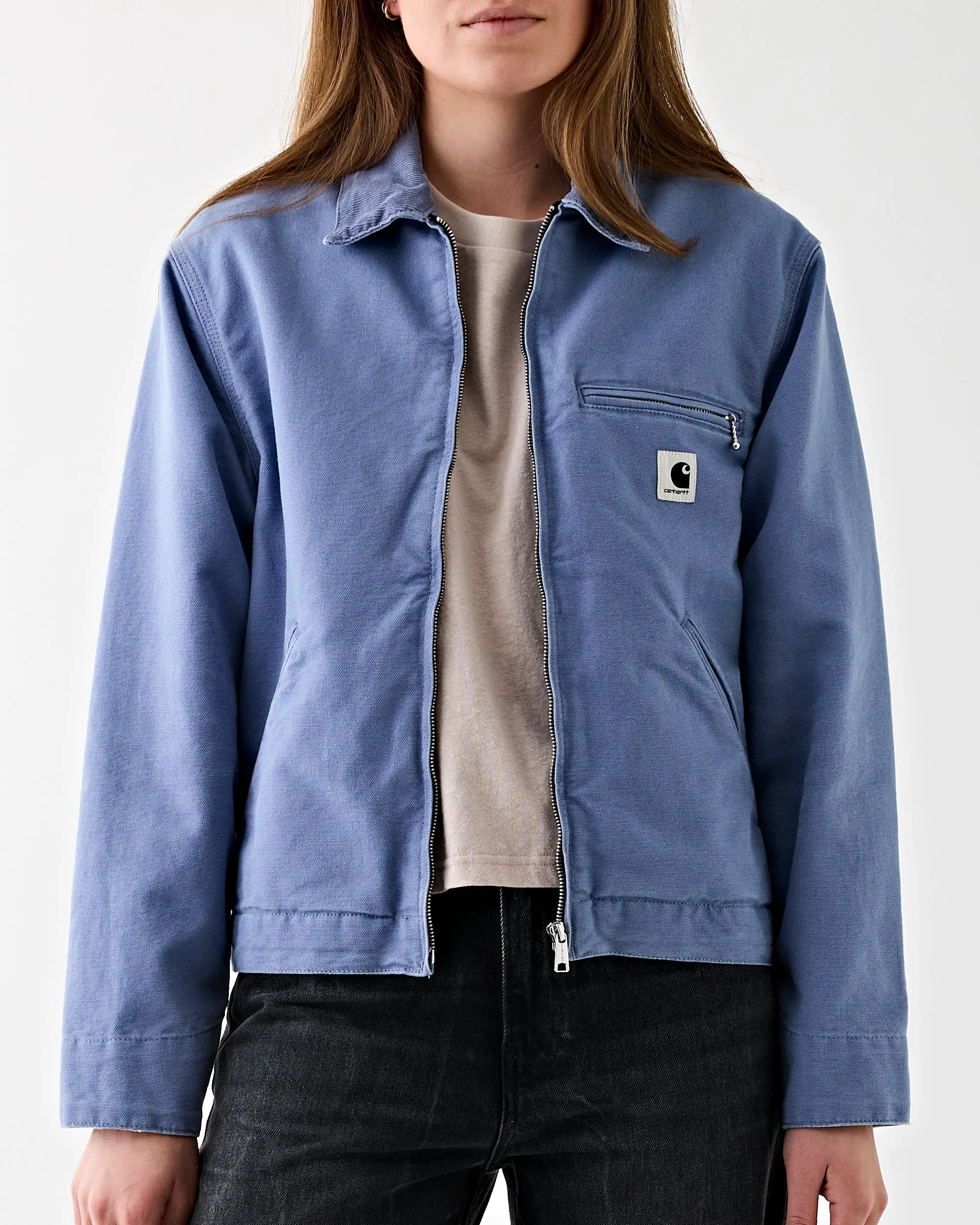 W' OG Detroit Jacket Bay Blue Aged Canvas