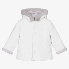 White Padded Pram Coat